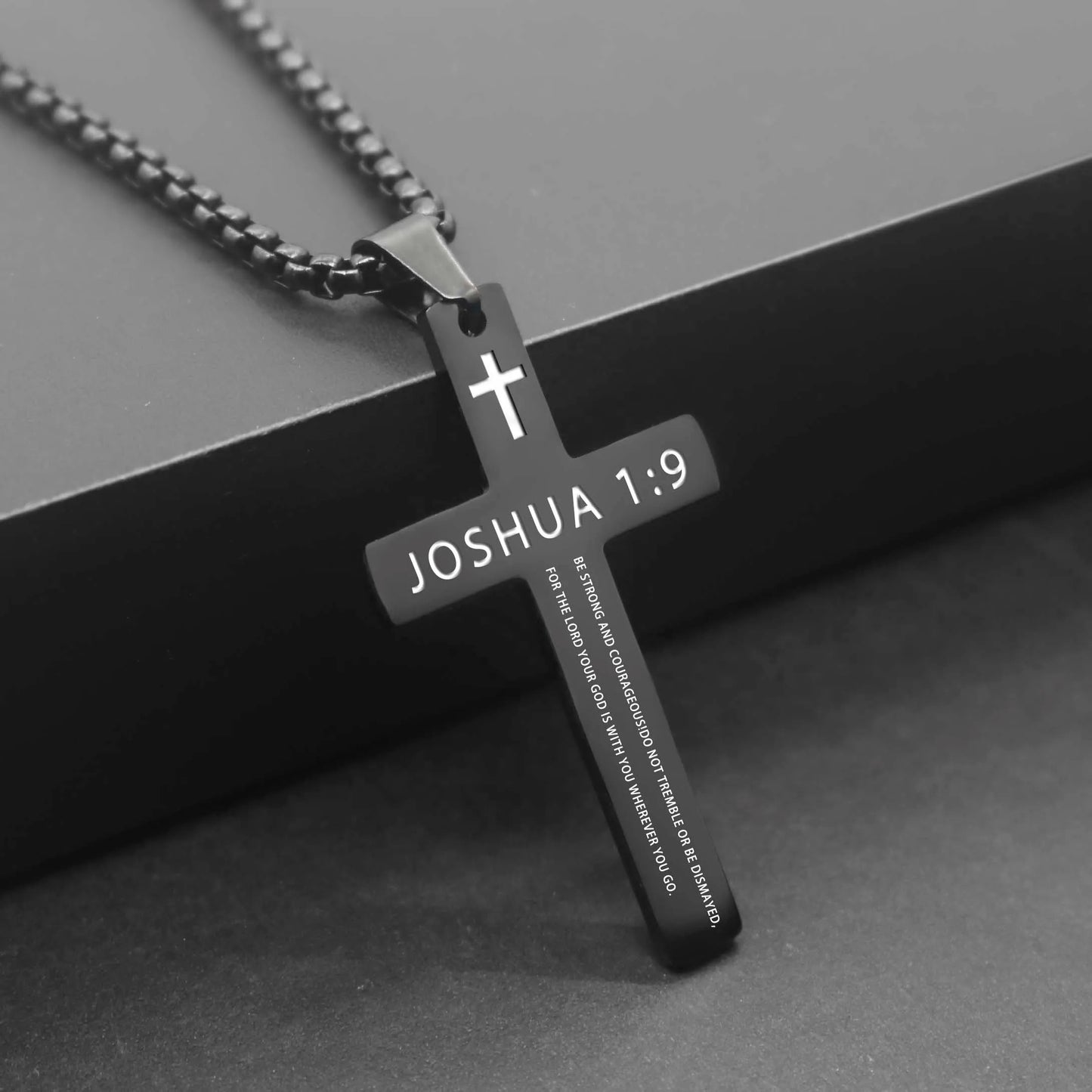 Stainless Steel Bible Verse Necklace